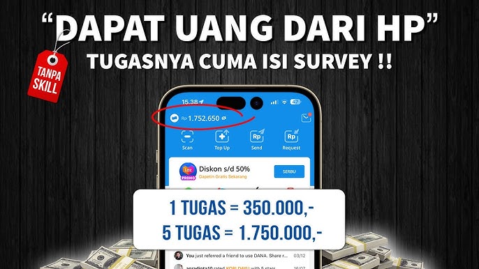 Aplikasi Penghasil Saldo Dana: Dapat Uang Melalui HP
